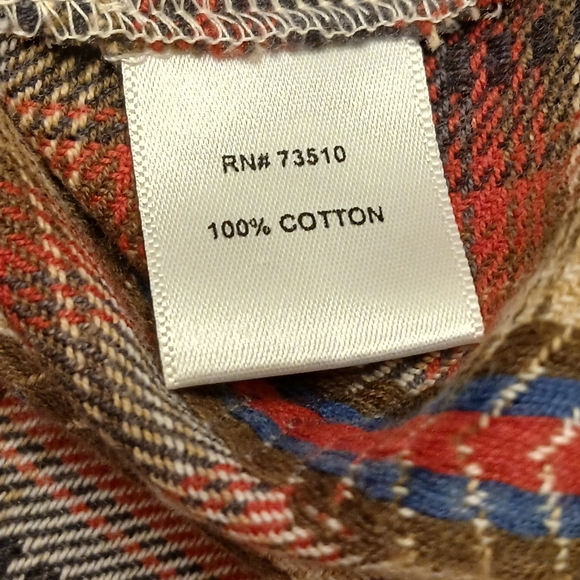 Ivy Jane Multicolor Plaid Shirt Pearl Snap Balloon Sleeves Size Large Western - Picture 9 of 12